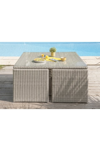 Funda de protección para mesa de jardín Océane - 146 x 133 x 78 cm