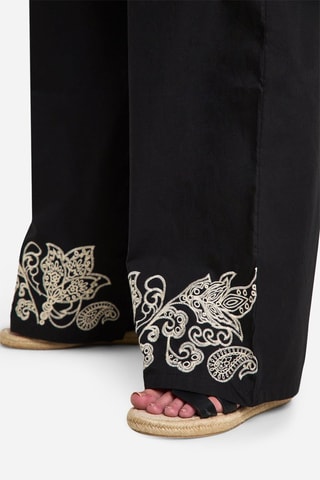 Broek Wide Legs - Zwart