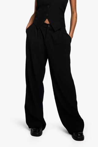 Broek Wide Legs - Zwart