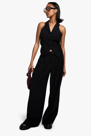 Broek Wide Legs - Zwart