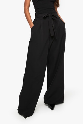 Broek Wide Legs - Zwart