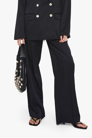 Broek Wide Legs - Zwart