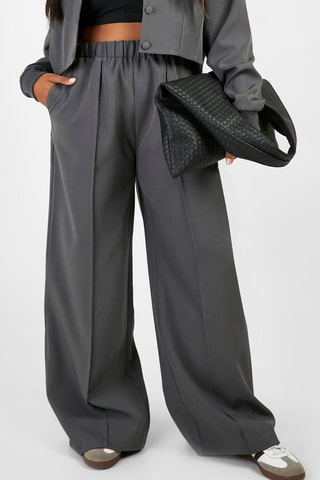 Broek Wide Legs - Antraciet