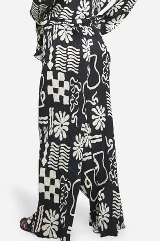 Broek Wide Legs - Zwart