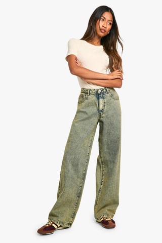 Jeans boyfriend - Lichtgroen
