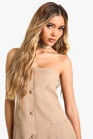 Top bustier - Taupe