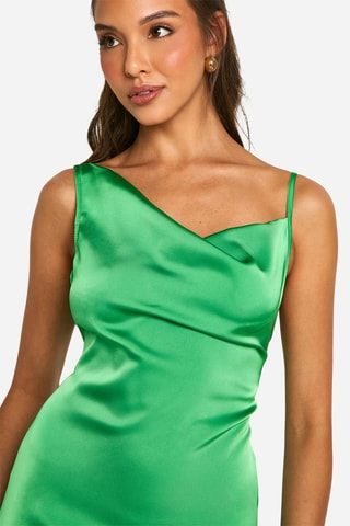 Asymmetrische jurk - Groen