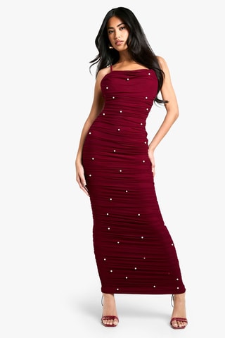 Rechte Jurk - Rood
