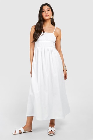 Robe midi - Blanc