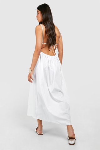 Robe midi - Blanc