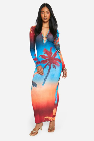 Robe longue - Orange