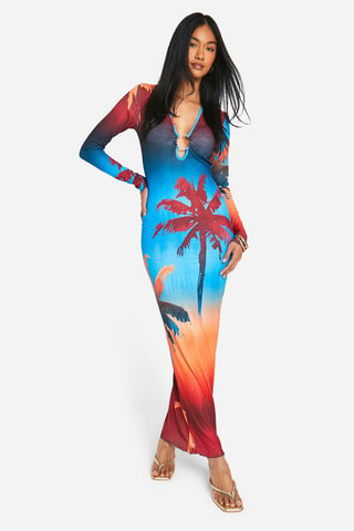 Robe longue - Orange