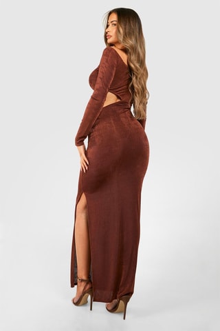 Robe longue - Marron