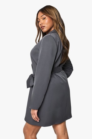 Blouse-jurk - Grijs