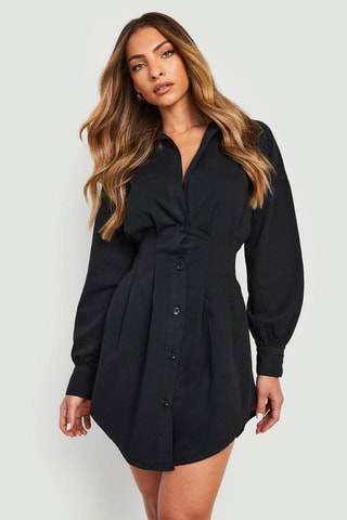 Blouse-jurk - Zwart
