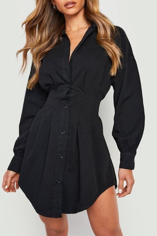 Blouse-jurk - Zwart