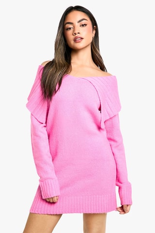 Trui-jurk - Roze