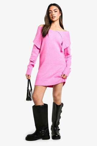 Trui-jurk - Roze