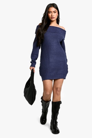 Trui-jurk - Marineblauw