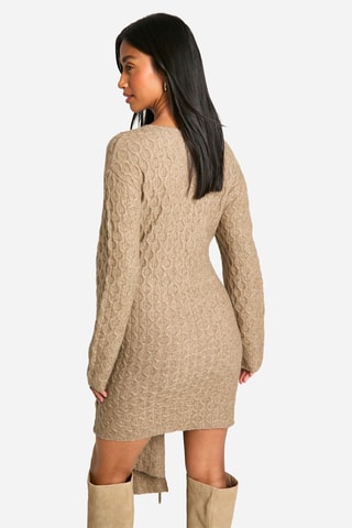 Trui-jurk - Taupe