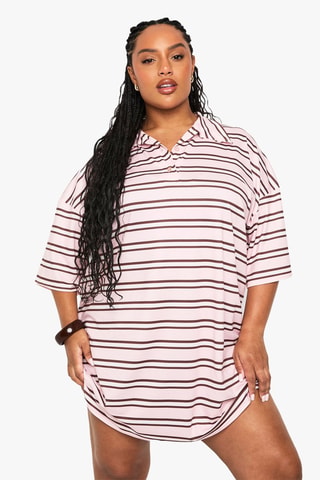 Polo-jurk - Roze