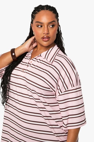 Polo-jurk - Roze