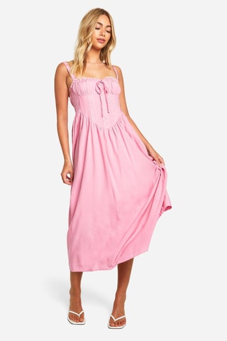 Midi-jurk - Roze