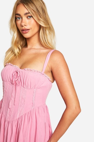 Midi-jurk - Roze