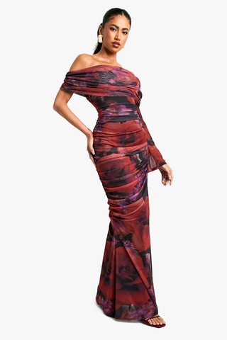 Lange Jurk - Bordeauxrood