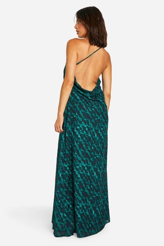 Asymmetrische jurk - Groen