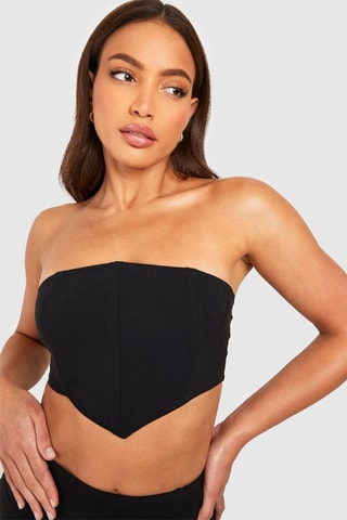 Strapless Top - Zwart