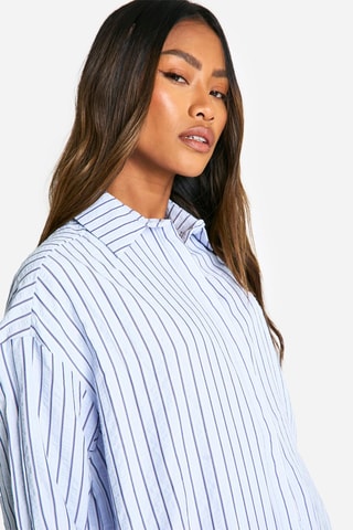 Blouse - Hemelsblauw en Marineblauw