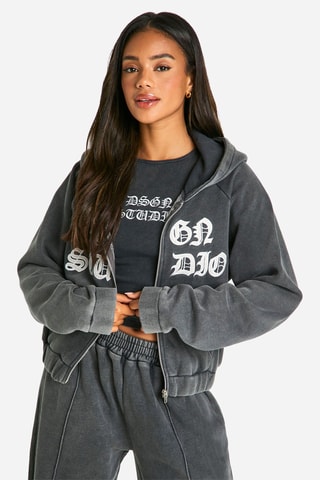 Sweater met Capuchon - Donkergrijs