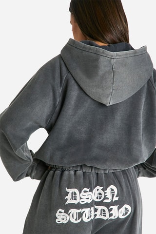 Sweater met Capuchon - Donkergrijs