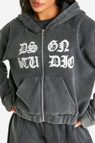 Sweater met Capuchon - Donkergrijs