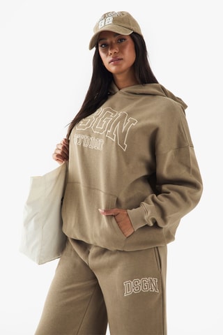 Sweater met Capuchon - Kaki