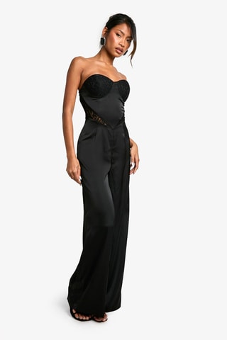Strapless Jumpsuit - Zwart