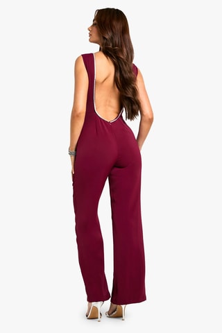 Jumpsuit - Bordeauxrood