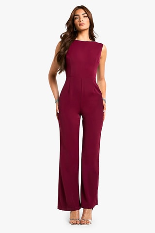 Jumpsuit - Bordeauxrood