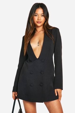 Playsuit Trompe-l'oeil - Zwart