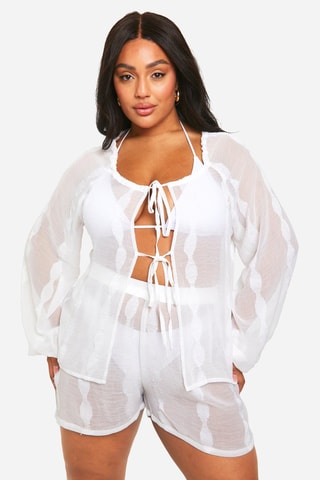 Camicia e shorts - Bianco