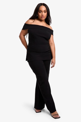 Top en Broek Wide Legs - Zwart