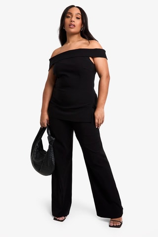 Top en Broek Wide Legs - Zwart