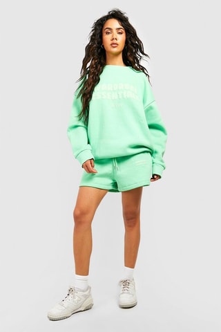 Sweater en Short - Lichtgroen