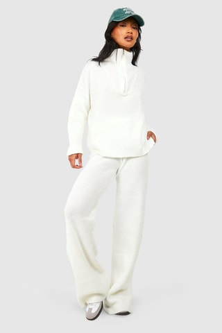 Trui en Broek Wide Legs - Ecru
