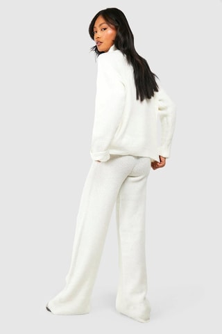 Trui en Broek Wide Legs - Ecru