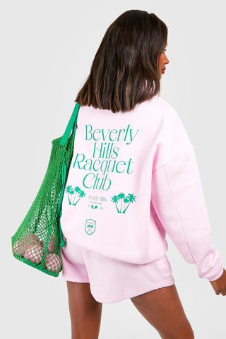 Sweater en Short - Poederroze