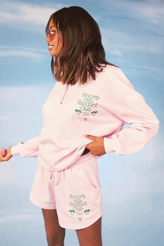 Sweater en Short - Poederroze