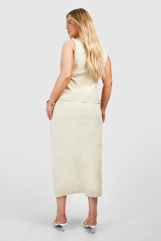 Midirok Hoge Taille - Beige