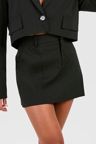 Minirok Hoge Taille - Zwart